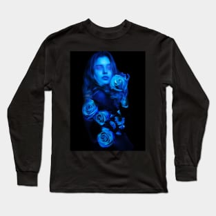 Cyber Flowers Long Sleeve T-Shirt